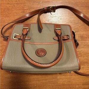 Vintage Dooney & Bourke Leather Taupe Bag